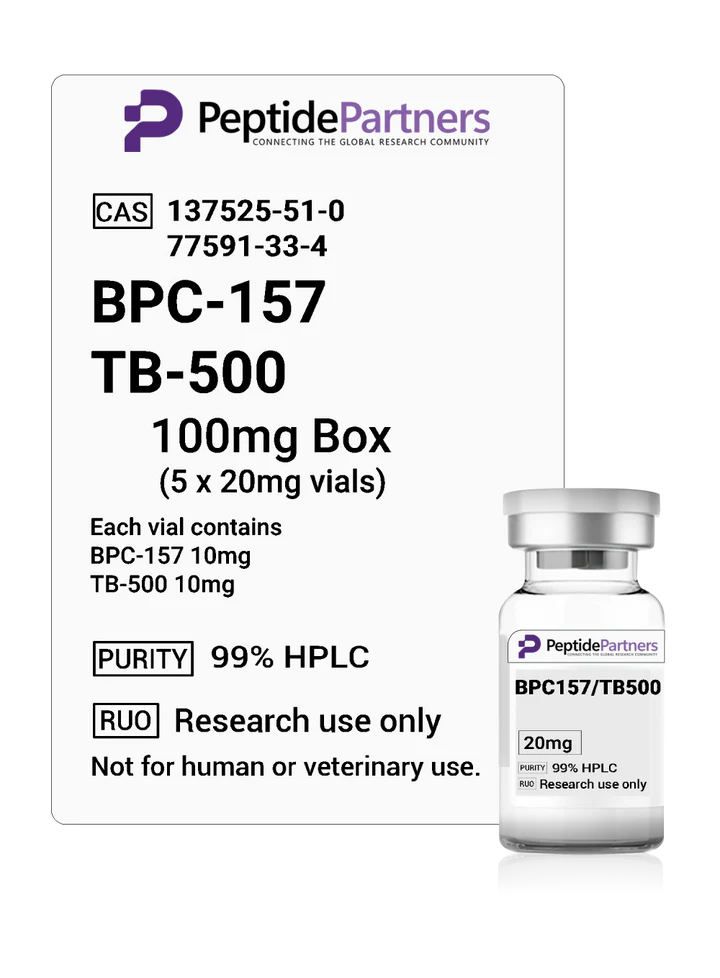 Combo Vial: BPC-157/TB-500 (5 x 20mg vials)