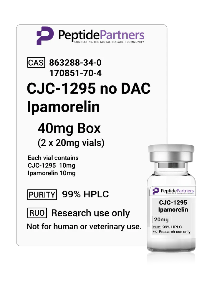 Combo Vial: CJC-1295 no DAC/Ipamorelin (2 x 20mg vials)