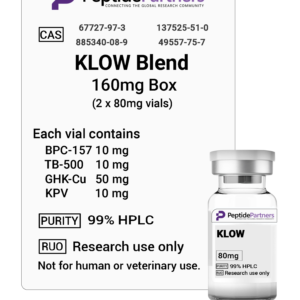 KLOW Blend: BPC-157/TB-500/GHK-Cu/KPV (2 x 80mg vials)