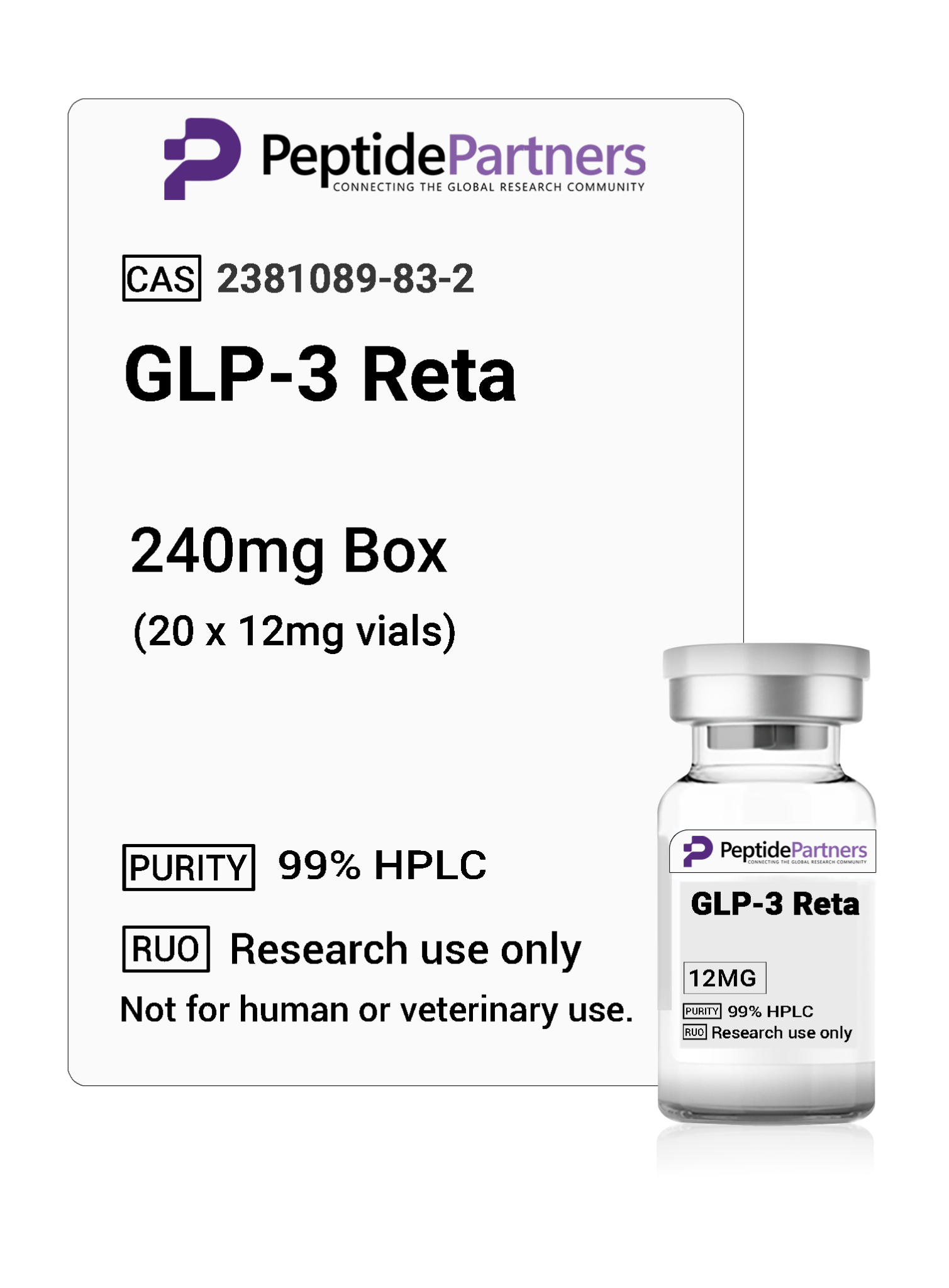 GLP-3 Retatrutide (20 x 12mg vials)